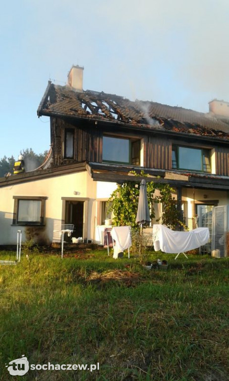 Pożar gospodarstwa agroturystycznego w Górkach