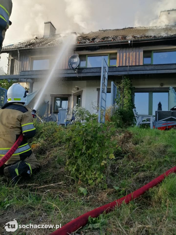 Pożar gospodarstwa agroturystycznego w Górkach