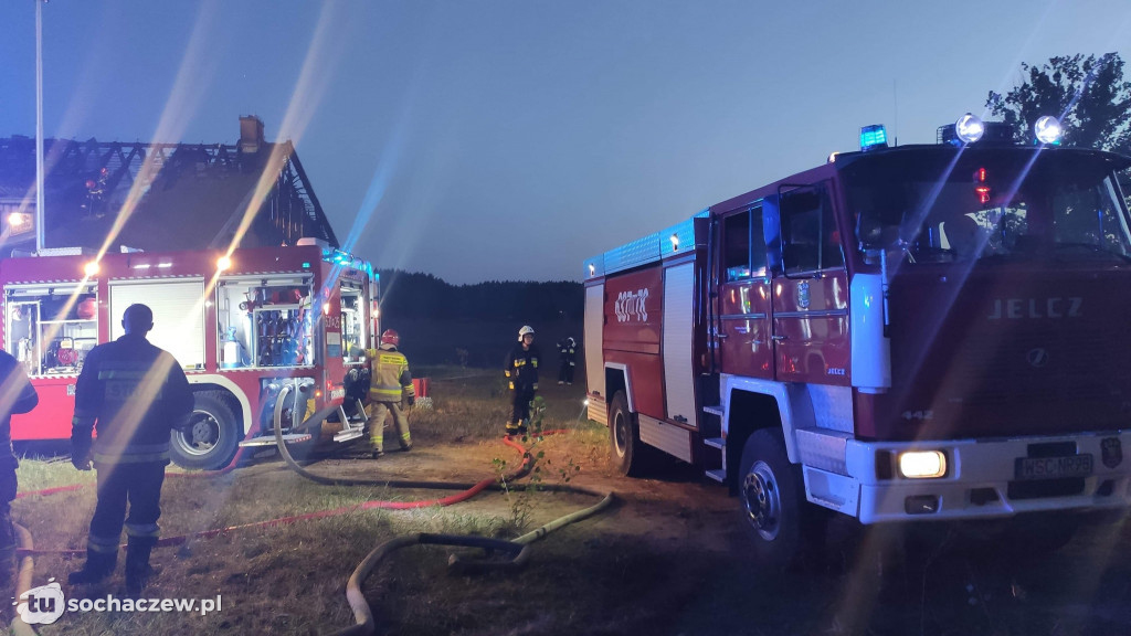 Pożar gospodarstwa agroturystycznego w Górkach