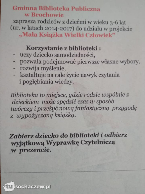 Mała książka - Wielki człowiek w Brochowie