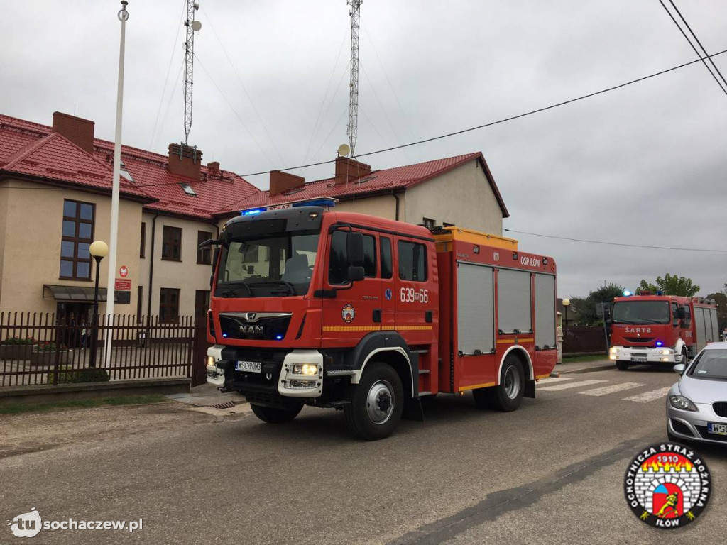 Alarm bombowy w Szkole Podstawowej w Brzozowie Starym