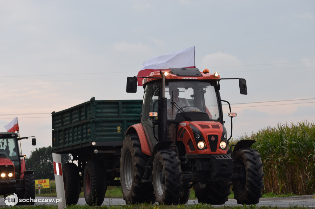 Protest rolników rondo Ruszki