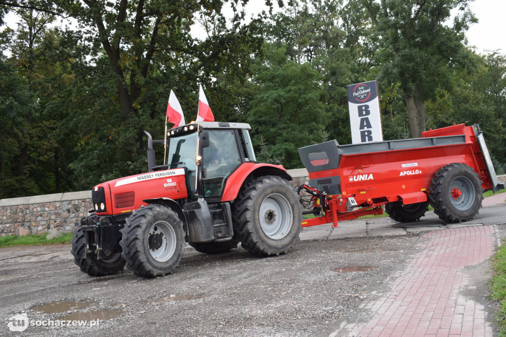 Protest rolników rondo Ruszki