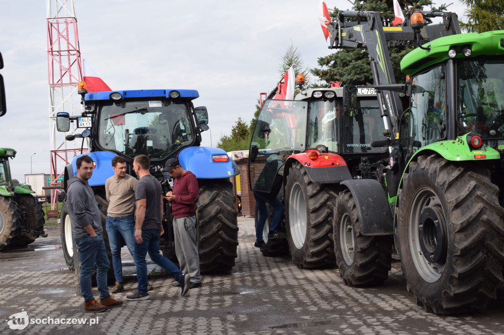 Protest rolników rondo Ruszki