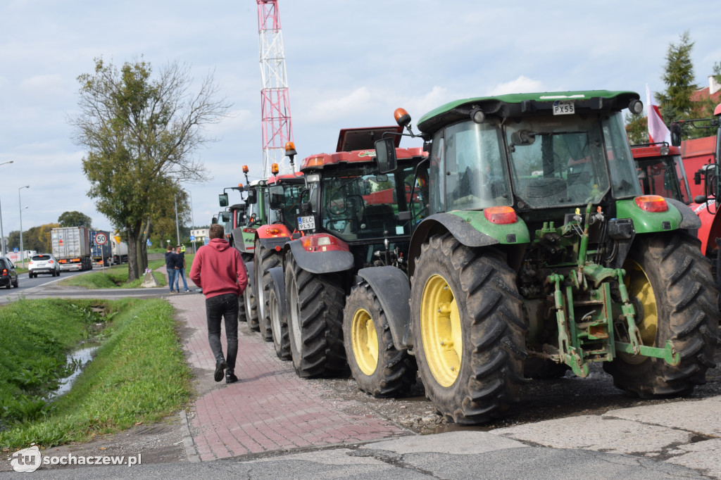 Protest rolników rondo Ruszki