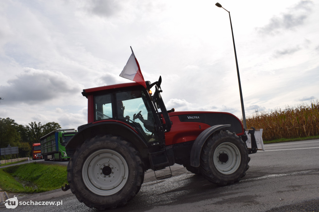 Protest rolników rondo Ruszki