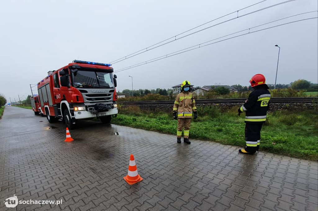 Śmiertelne potrącenie przez pociąg w Czerwonce Parcel