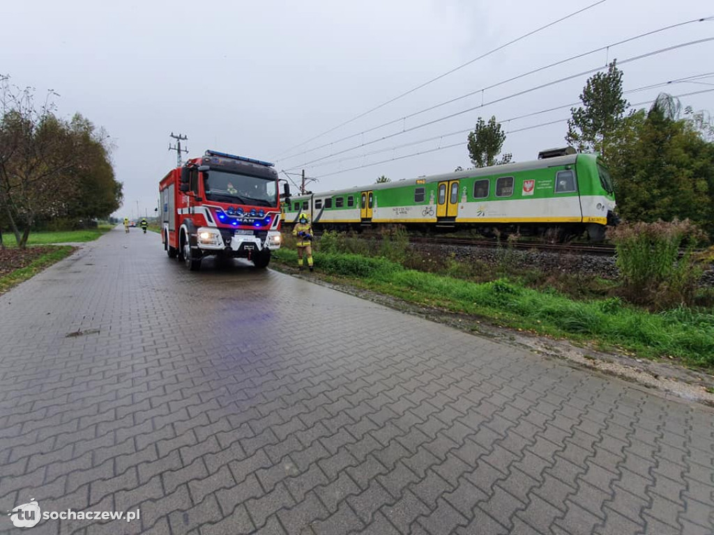 Śmiertelne potrącenie przez pociąg w Czerwonce Parcel