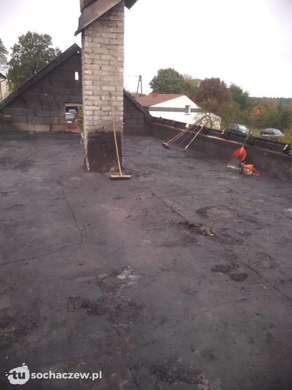 Pożar domu jednorodzinnego w Kampinosie