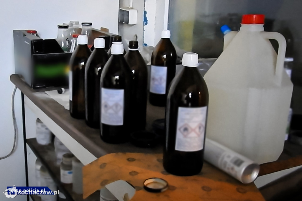 Laboratorium amfetaminy w powiecie sochaczewskim zlikwidowane