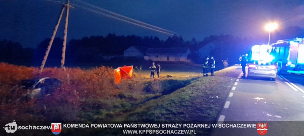 Tragiczny wypadek w Januszewie. Relacja KPPSP Sochaczew