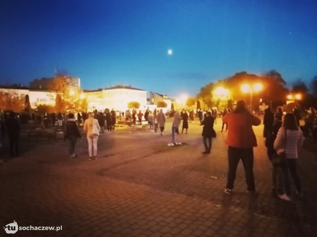 Kobiety protestują na pl. Kościuszki