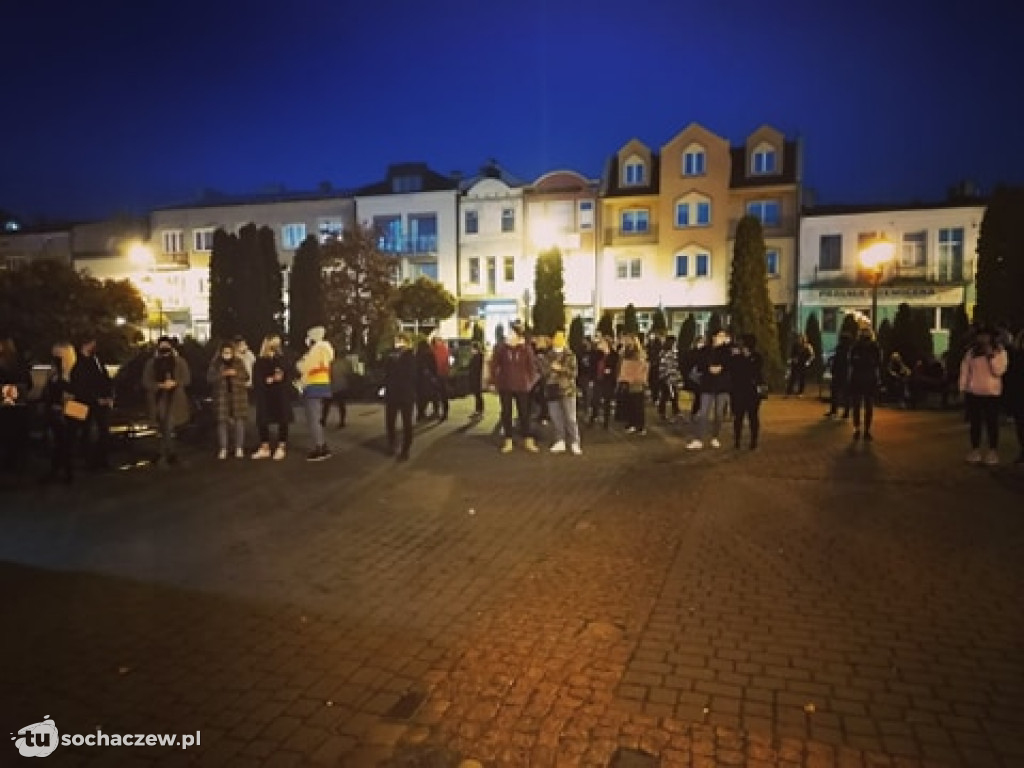 Kobiety protestują na pl. Kościuszki