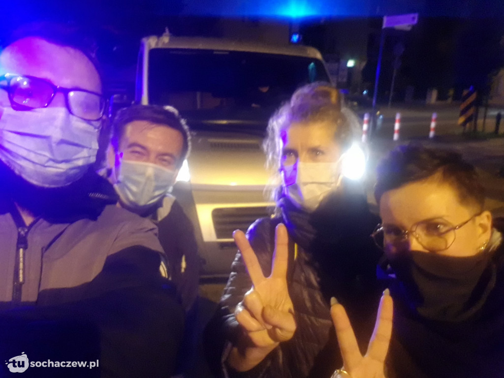 Kobiety protestują na pl. Kościuszki