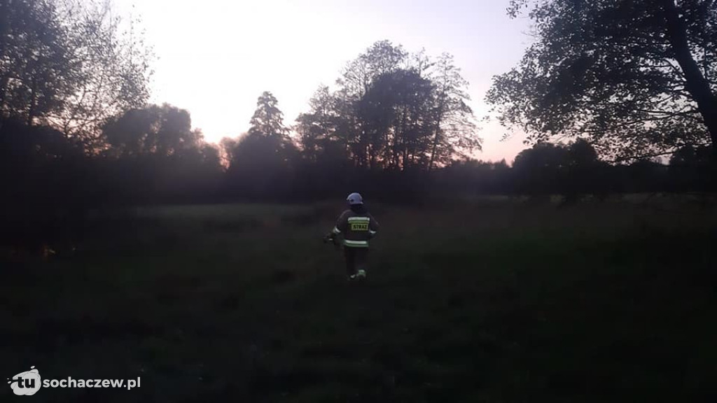 Poszukiwania Bartłomieja W. z Sochaczewa. Policja i strażacy przeczesują pobliskie tereny