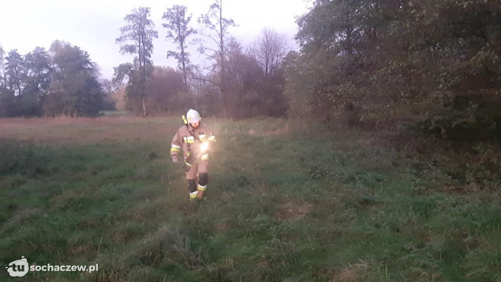 Poszukiwania Bartłomieja W. z Sochaczewa. Policja i strażacy przeczesują pobliskie tereny
