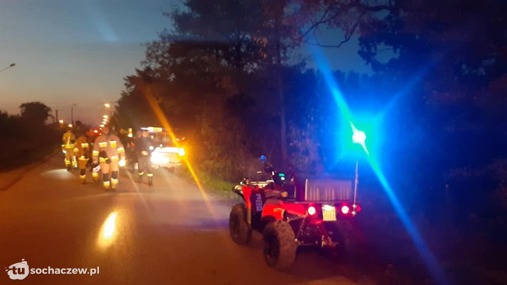 Poszukiwania Bartłomieja W. z Sochaczewa. Policja i strażacy przeczesują pobliskie tereny