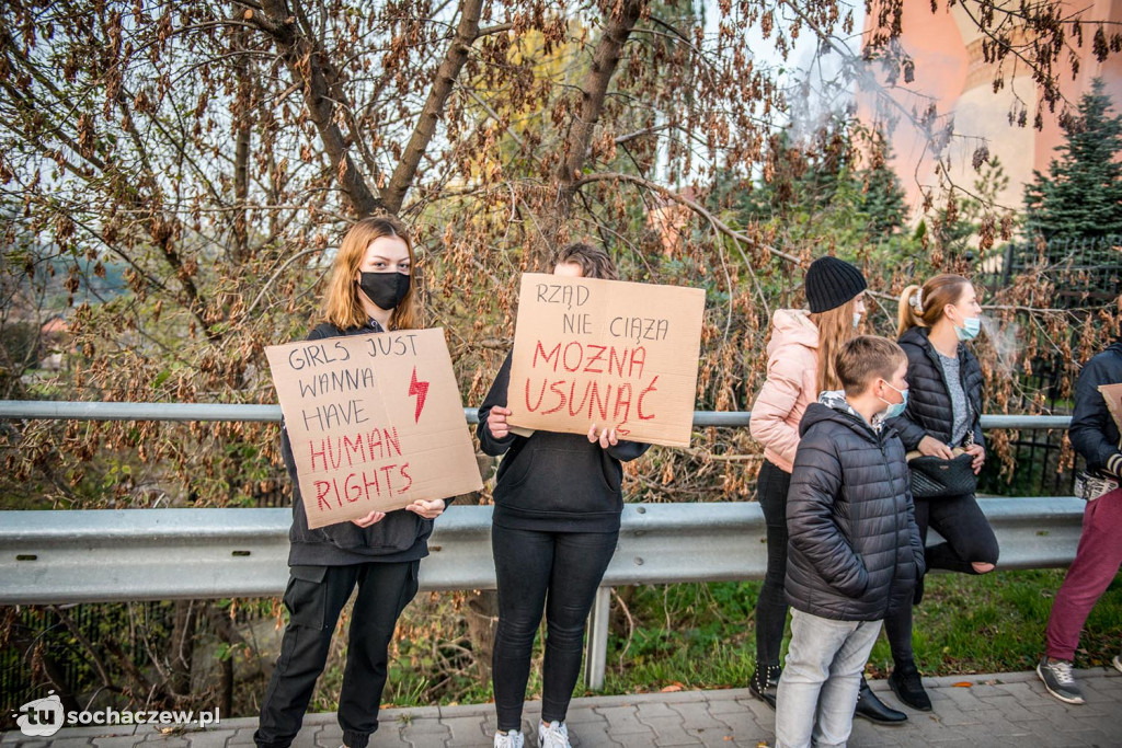 Trzeci dzień Strajku Kobiet w Sochaczewie