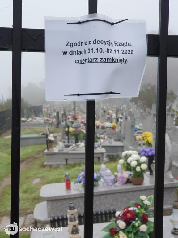Sochaczew po decyzji o zamknięciu cmentarzy