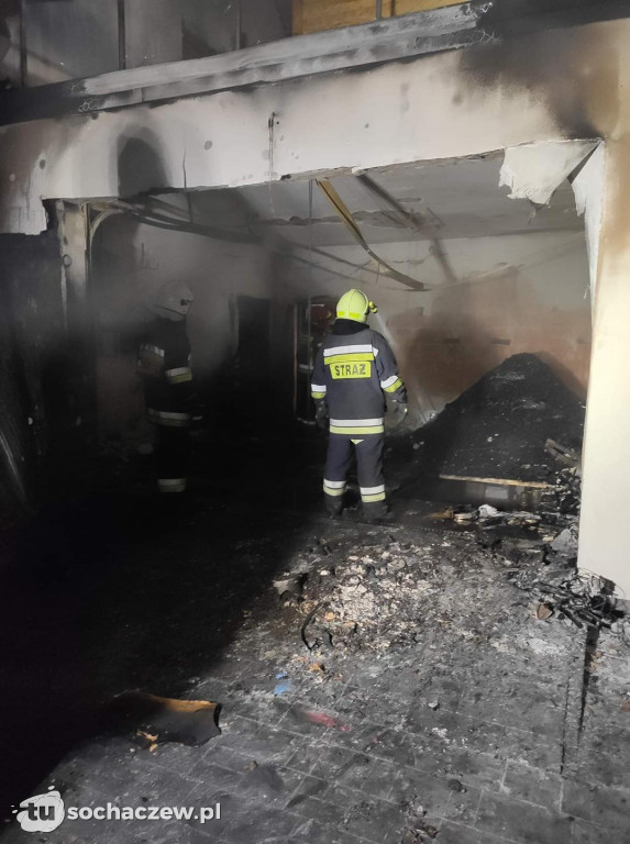Pożar budynku przy Granicznej w Sochaczewie