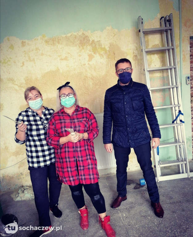 Gmina Rybno. Remont budynku socjalnego w Złotej na finiszu