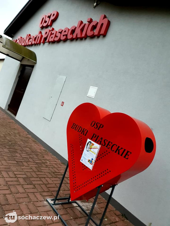 Serce na nakrętki w Budkach Piaseckich