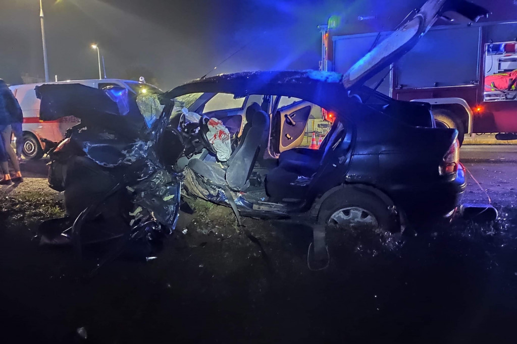 Wypadek w Kożuszkach Parcela