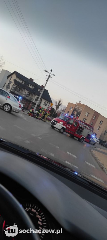 Zderzenie na skrzyżowaniu  ulic 15 Sierpnia i Traugutta