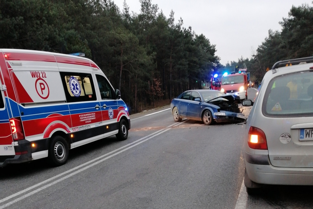Wypadek w Kamionie. 50-tka zablokowana