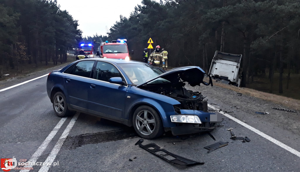 Wypadek w Kamionie. 50-tka zablokowana