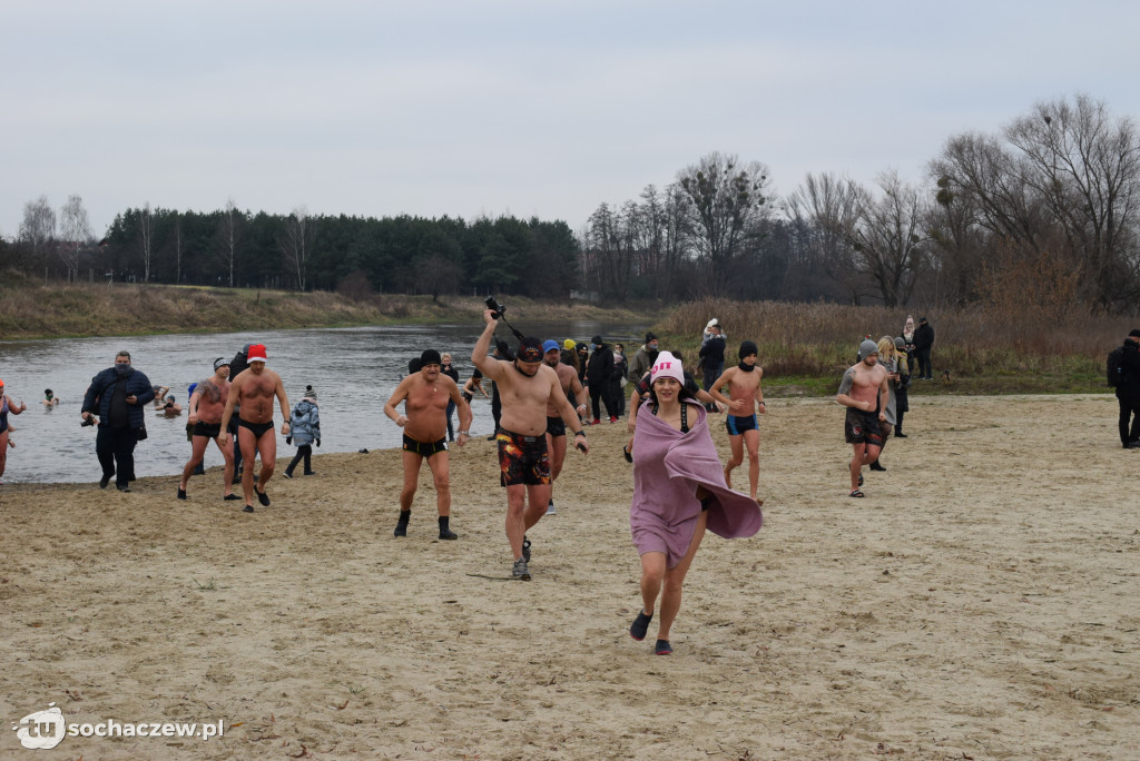 Mikołajkowy trening Dragonowych Morsów w Sochaczewie