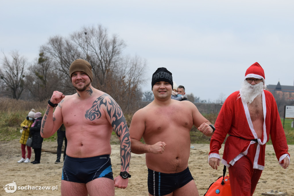 Mikołajkowy trening Dragonowych Morsów w Sochaczewie