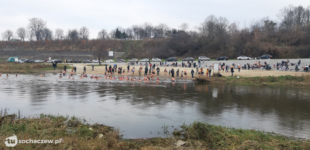 Mikołajkowy trening Dragonowych Morsów w Sochaczewie
