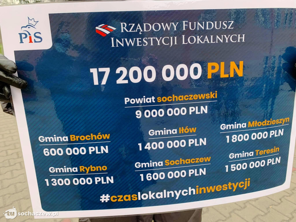 17 milionów na inwestycje w powiecie sochaczewskim