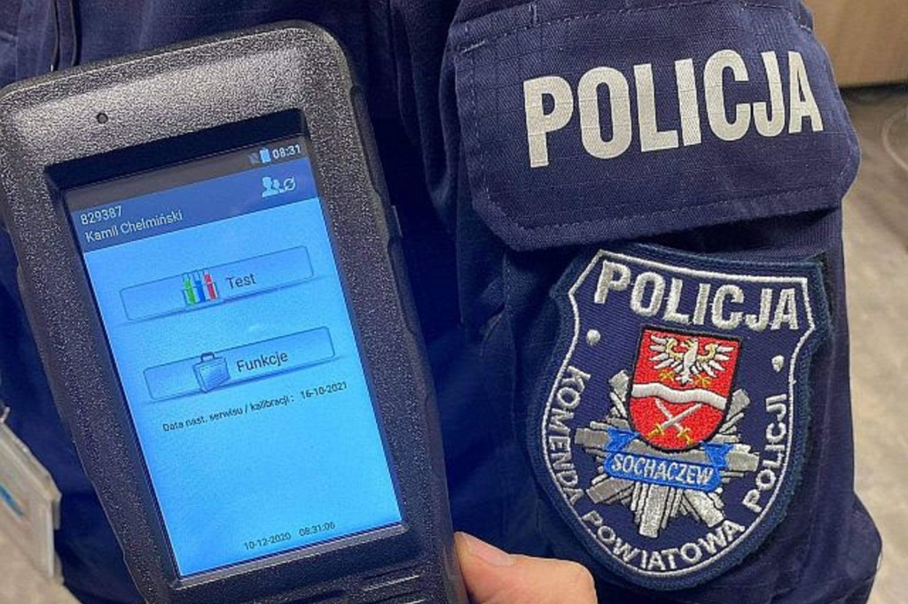 Analizator narkotyków w sochaczewskiej komendzie policji