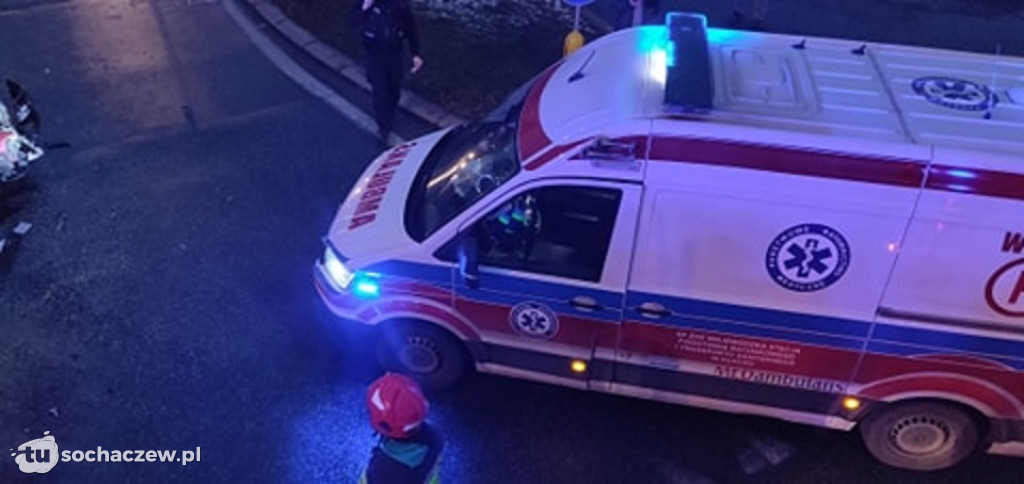 Zderzenie samochodów w Kamionie