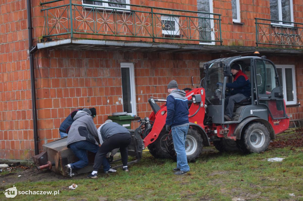 OSP Giżyce w akcji złom