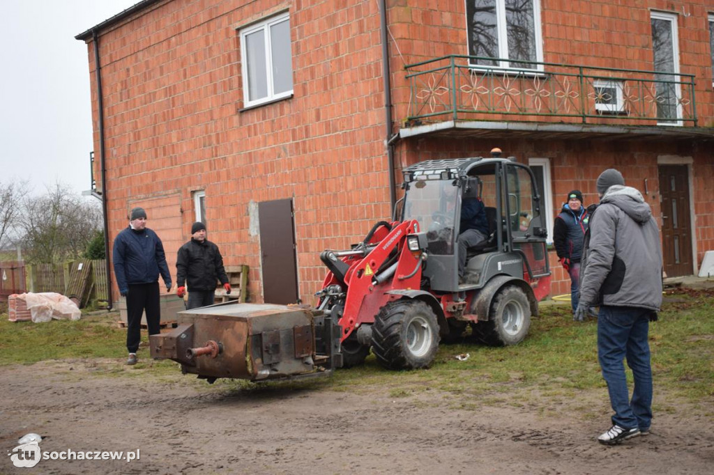 OSP Giżyce w akcji złom