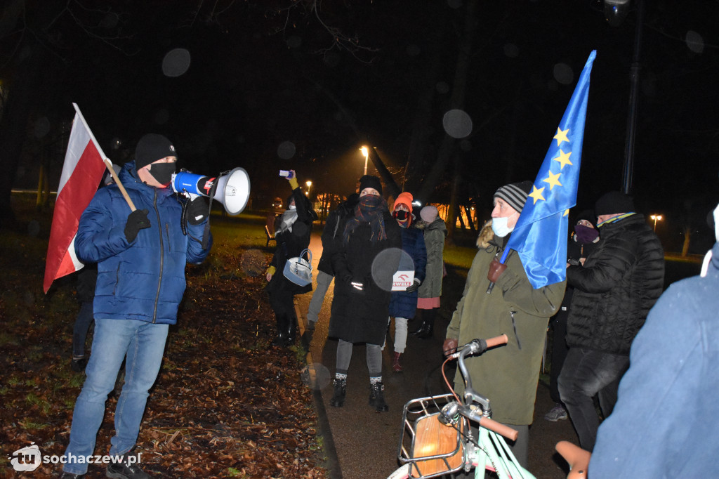 Protest w Sochaczewie 13 grudnia
