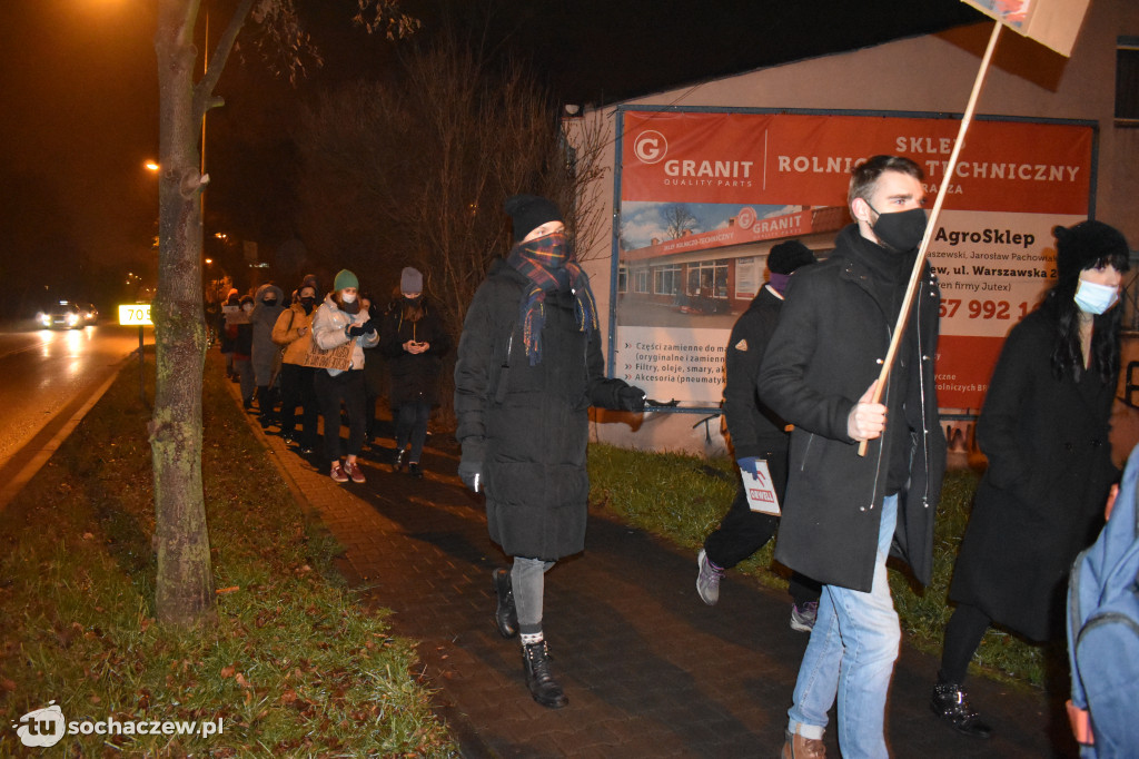 Protest w Sochaczewie 13 grudnia