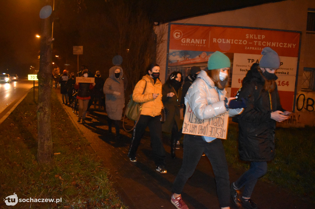 Protest w Sochaczewie 13 grudnia