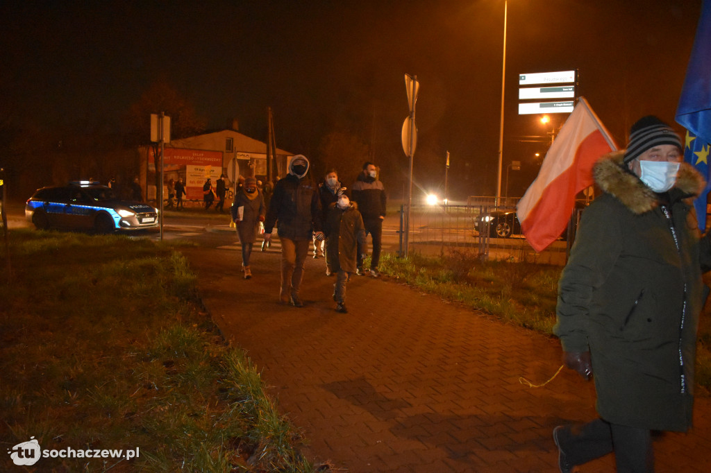 Protest w Sochaczewie 13 grudnia