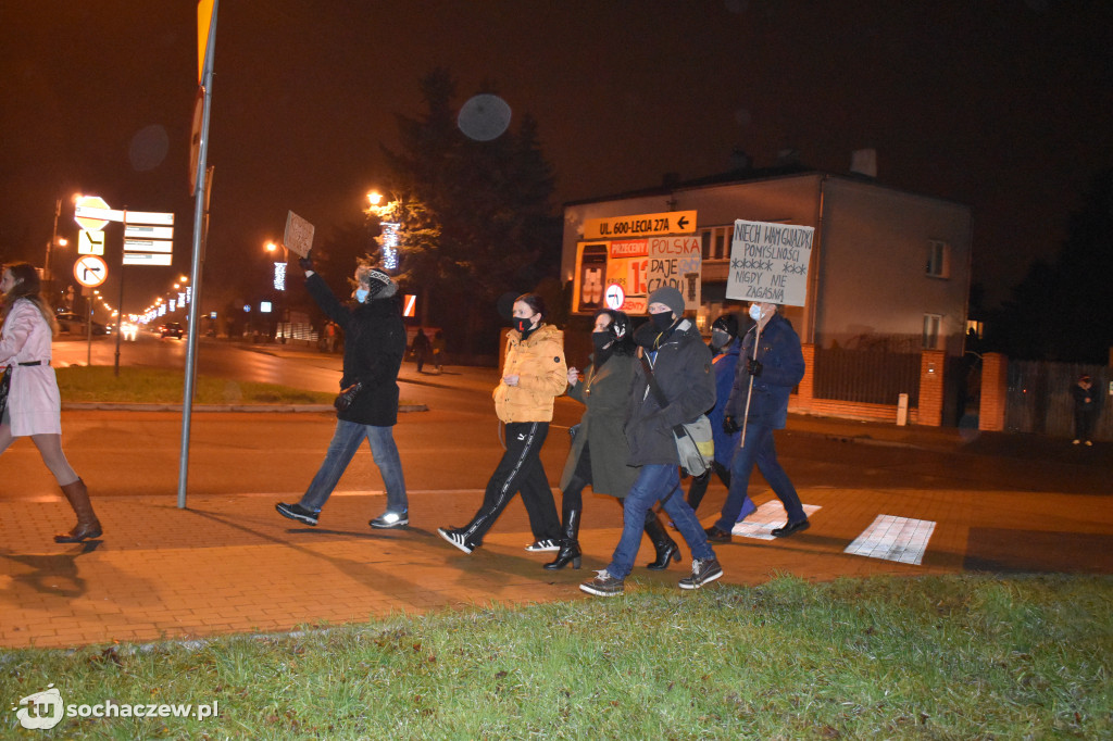 Protest w Sochaczewie 13 grudnia