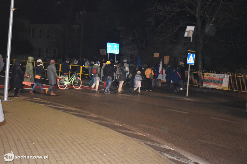 Protest w Sochaczewie 13 grudnia