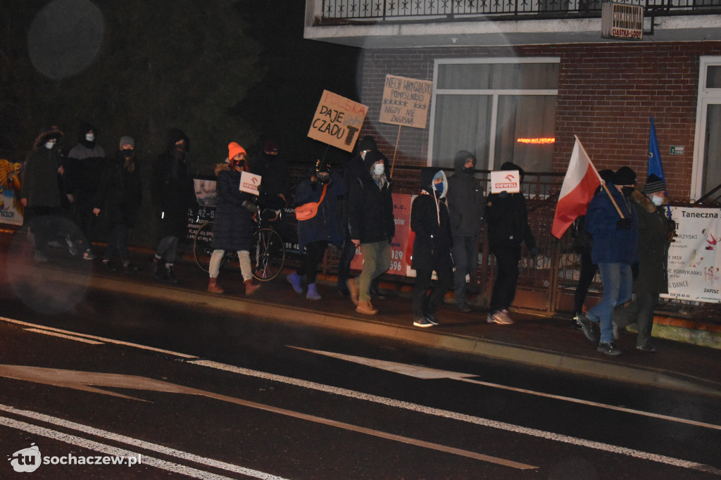 Protest w Sochaczewie 13 grudnia