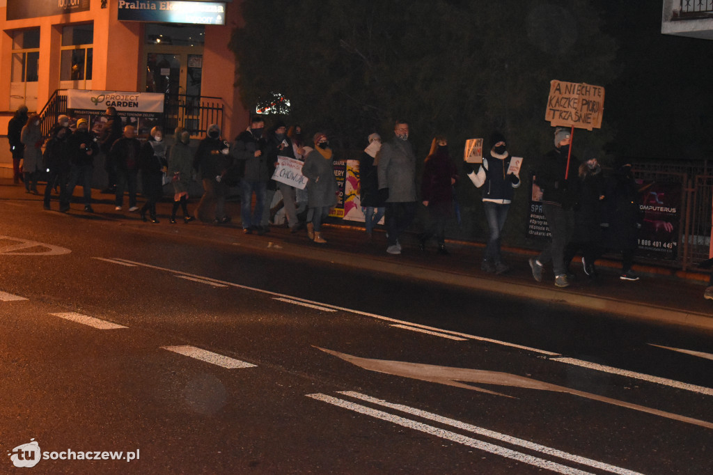 Protest w Sochaczewie 13 grudnia