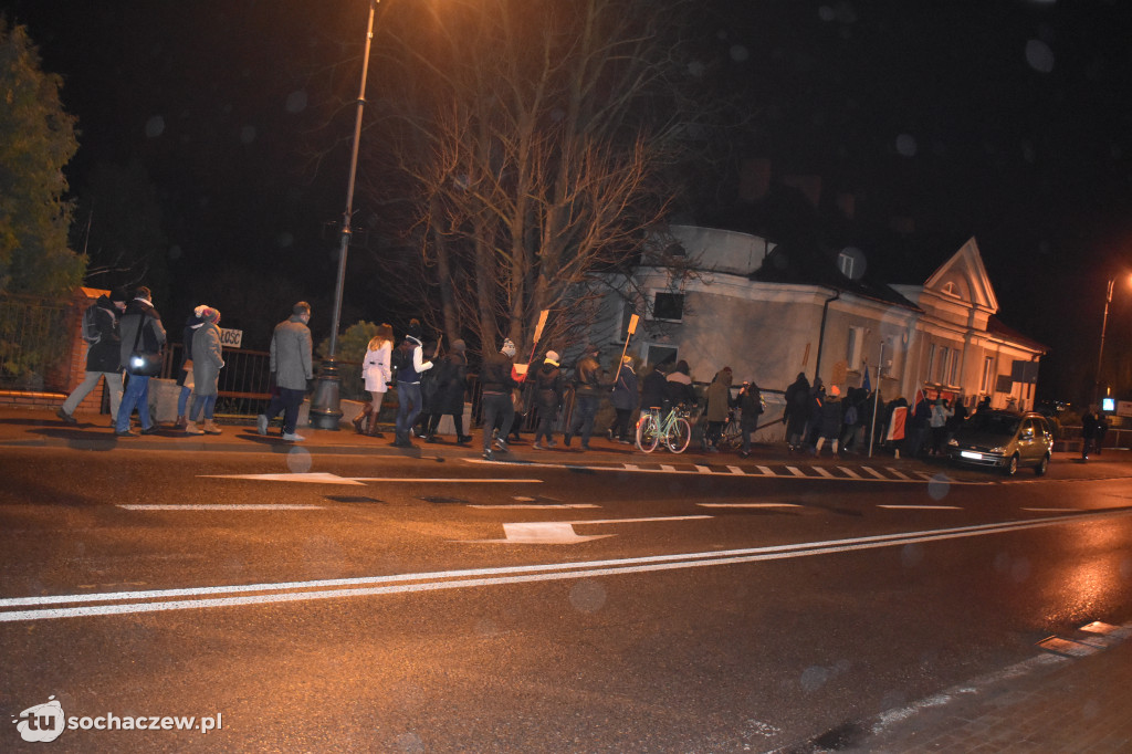 Protest w Sochaczewie 13 grudnia