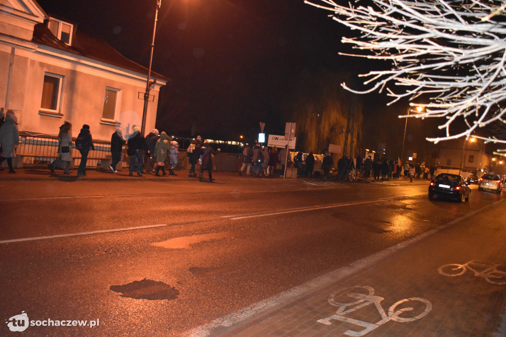 Protest w Sochaczewie 13 grudnia