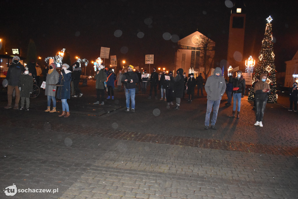 Protest w Sochaczewie 13 grudnia
