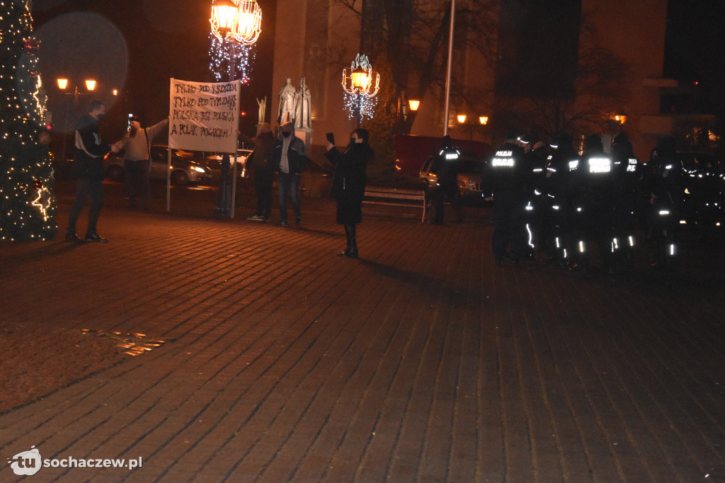 Protest w Sochaczewie 13 grudnia